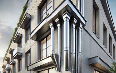 Bajantes de aluminio: características, ventajas y respuestas a tus dudas