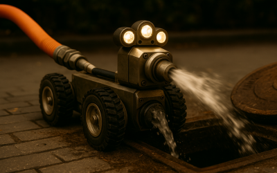 Limpieza de arquetas con robot hidráulico: innovación y eficacia